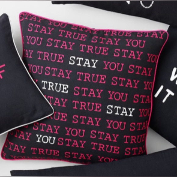 Restoration Hardware - “Stay True Stay You” 19X19 throw pillow case - Picture 3 of 4